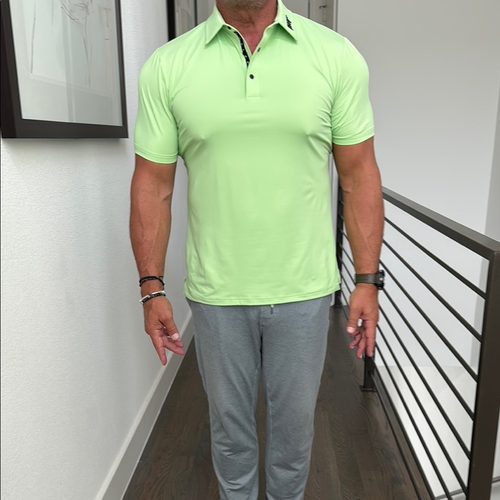 PXG Men's Light Green Polo Shirt